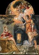 El Greco Annunciation oil painting on canvas